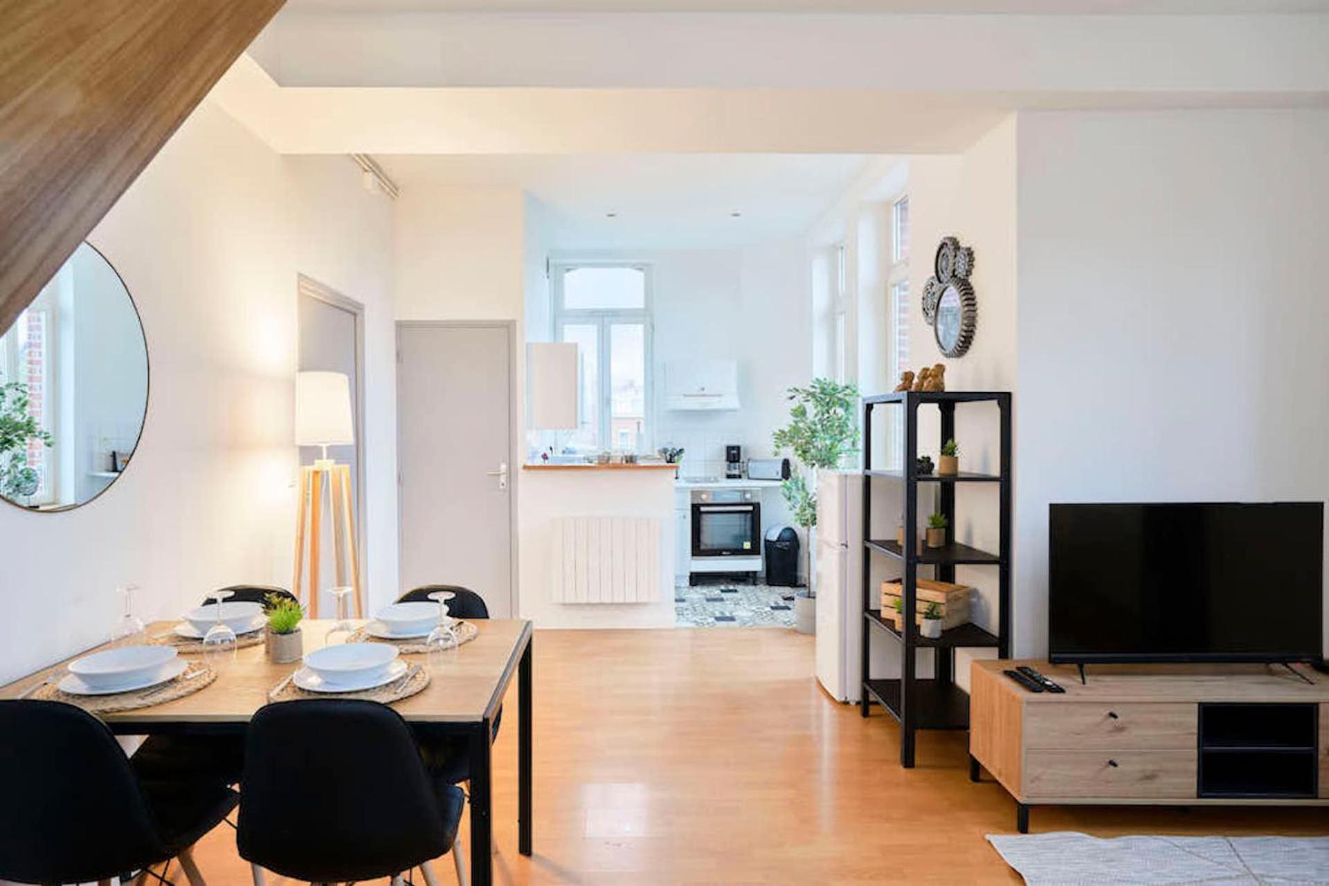 Apartament Locationstourcoing - Le Duplex Zewnętrze zdjęcie